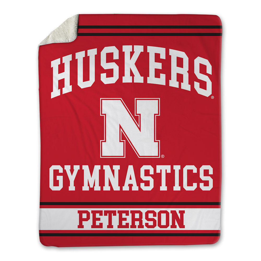 Nebraska - NCAA Women's Gymnastics : Molly Peterson - Blanket-0