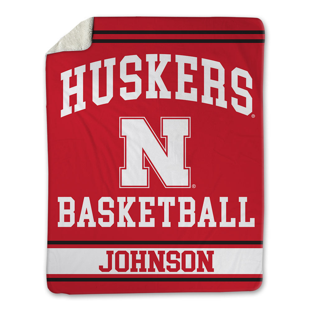 Nebraska - NCAA Women's Basketball : Claire Johnson - Blanket Blanket-0
