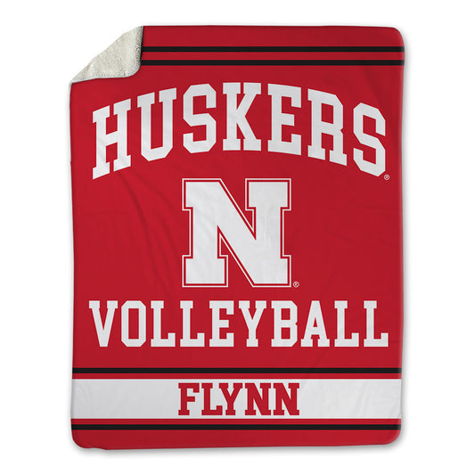 Nebraska - NCAA Women's Volleyball : Campbell Flynn - Blanket-0