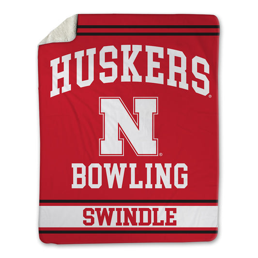 Nebraska - NCAA Women's Bowling : Haley Swindle - Blanket-0