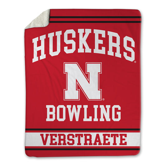 Nebraska - NCAA Women's Bowling : Kayla Verstraete - Blanket-0