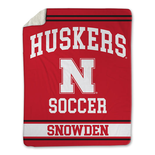 Nebraska - NCAA Women's Soccer : Reese Snowden - Blanket-0
