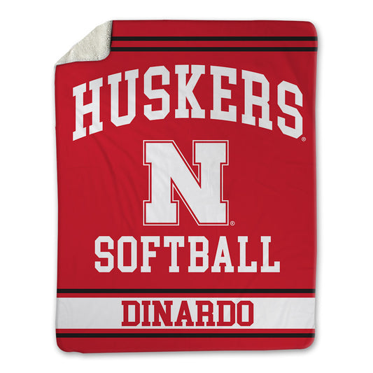 Nebraska - NCAA Softball : Olivia DiNardo - Blanket Blanket-0