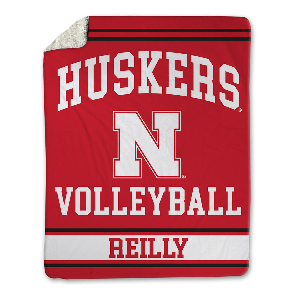 Nebraska - NCAA Women's Volleyball : Bergen Reilly - Blanket Blanket-0