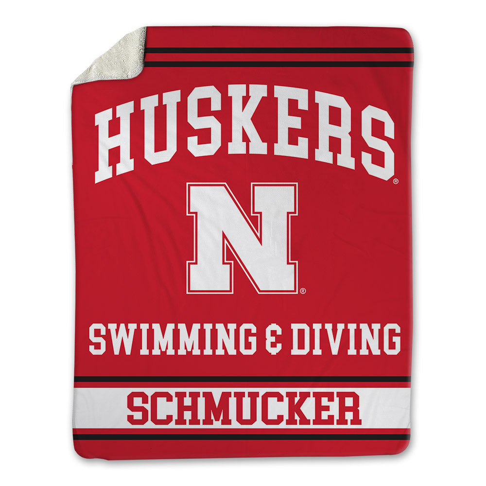 Nebraska - NCAA Women's Swimming & Diving : Jordyn Schmucker - Blanket Blanket-0