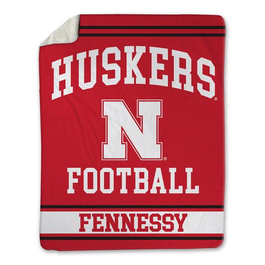 Nebraska - NCAA Football : Nolan Fennessy - Blanket-0