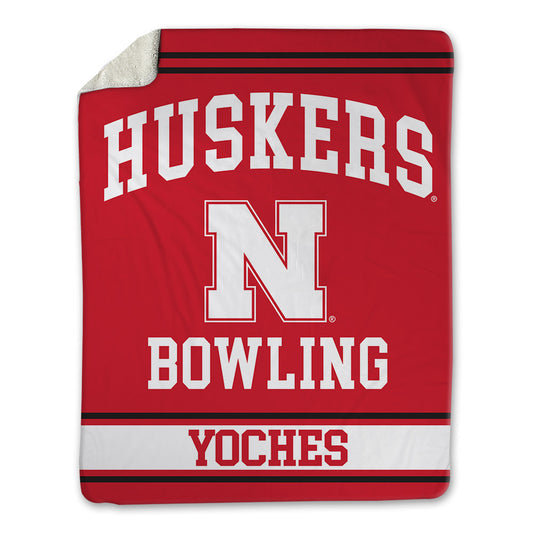Nebraska - NCAA Women's Bowling : Ashtyn Yoches - Blanket Blanket-0