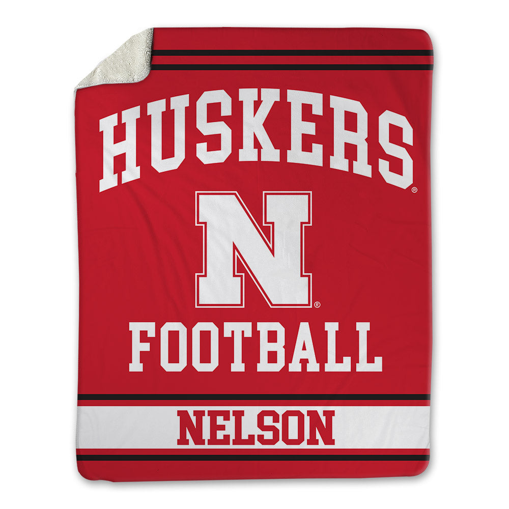 Nebraska - NCAA Football : Carter Nelson - Blanket-0