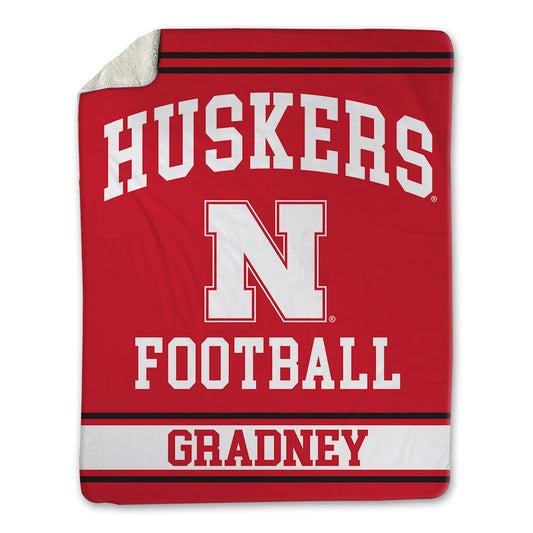 Nebraska - NCAA Football : Roger Gradney - Blanket Blanket-0