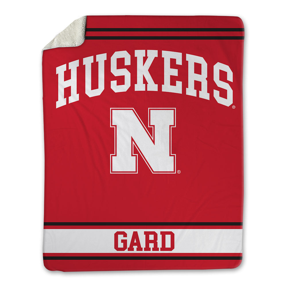Nebraska - NCAA Women's Gymnastics : Allie Gard - Blanket-0
