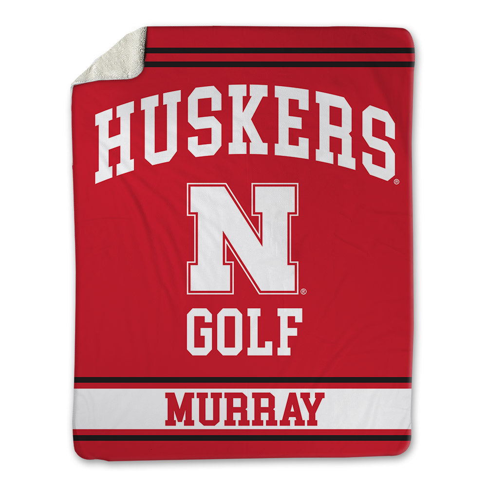 Nebraska - NCAA Men's Golf : Hamish Murray - Blanket-0