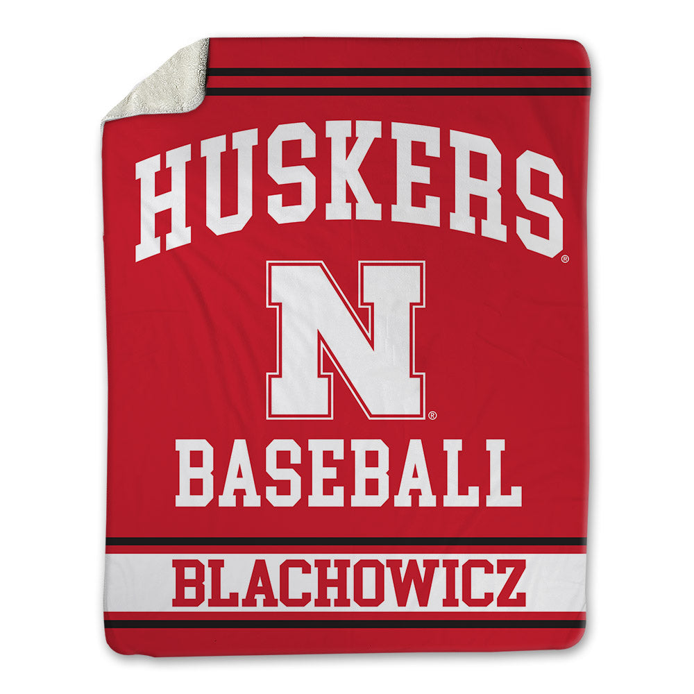 Nebraska - NCAA Baseball : Gavin Blachowicz - Blanket-0