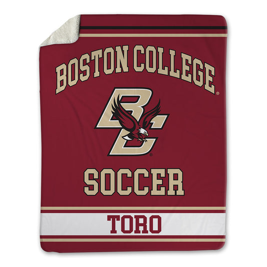 Boston College - NCAA Men's Soccer : Bryan Toro - Blanket-0