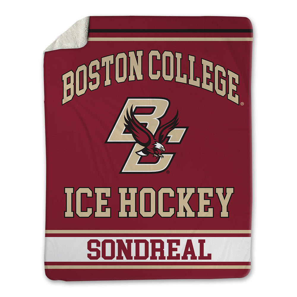 Boston College - NCAA Men's Ice Hockey : Jake Sondreal - Blanket-0