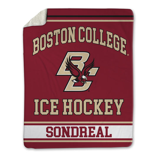 Boston College - NCAA Men's Ice Hockey : Jake Sondreal - Blanket-0