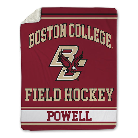 Boston College - NCAA Women's Field Hockey : Caroline Powell - Blanket-0
