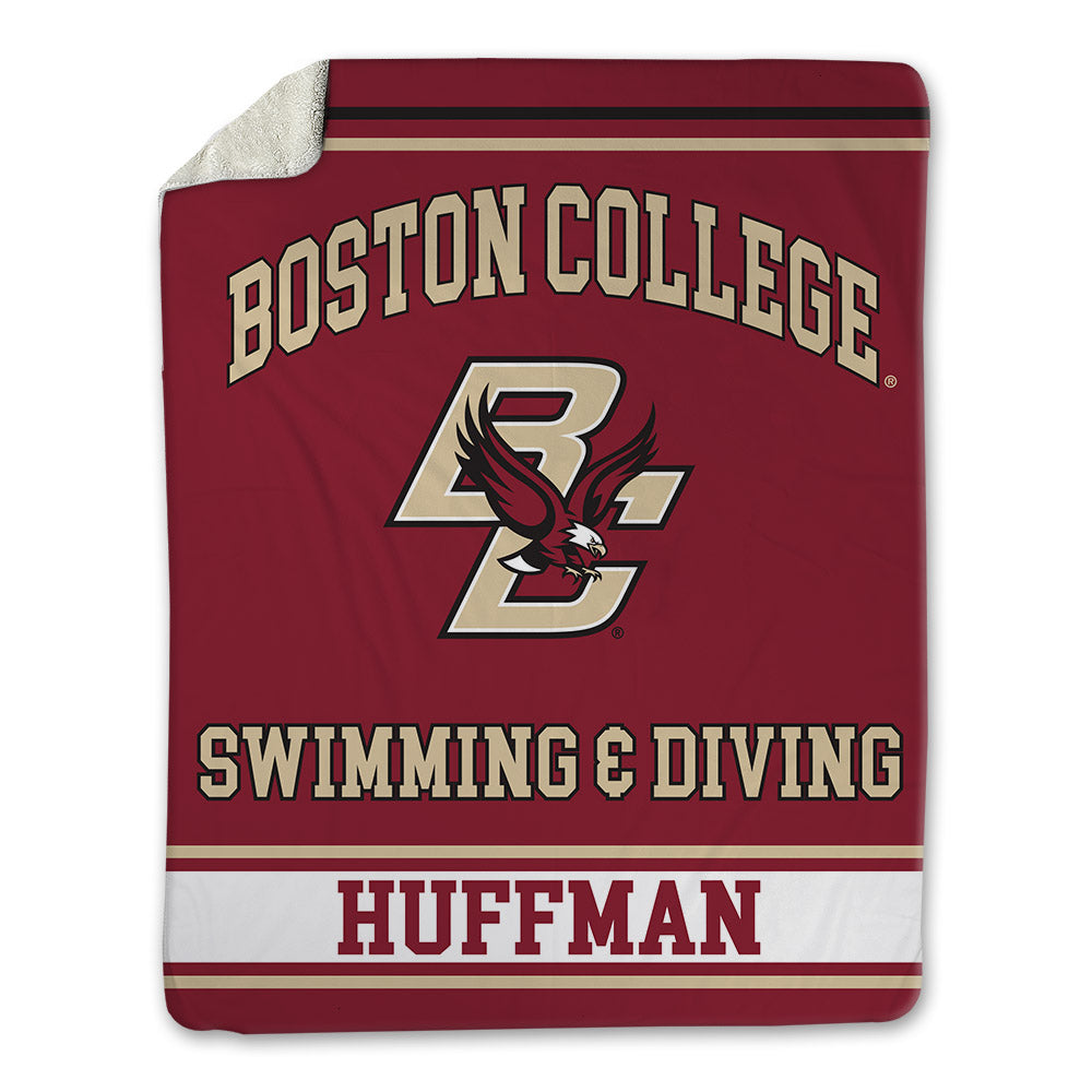 Boston College - NCAA Men's Swimming & Diving : Benjamin Huffman - Blanket-0