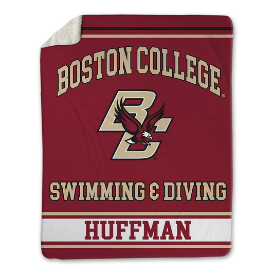 Boston College - NCAA Men's Swimming & Diving : Benjamin Huffman - Blanket-0
