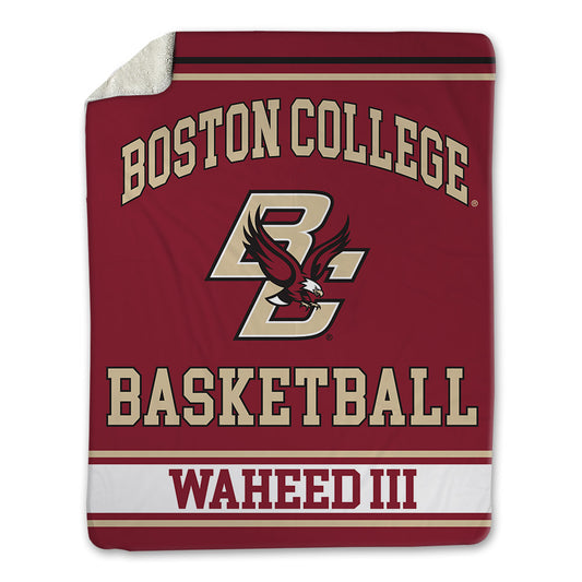 Boston College - NCAA Men's Basketball : Akbar Waheed III - Blanket-0