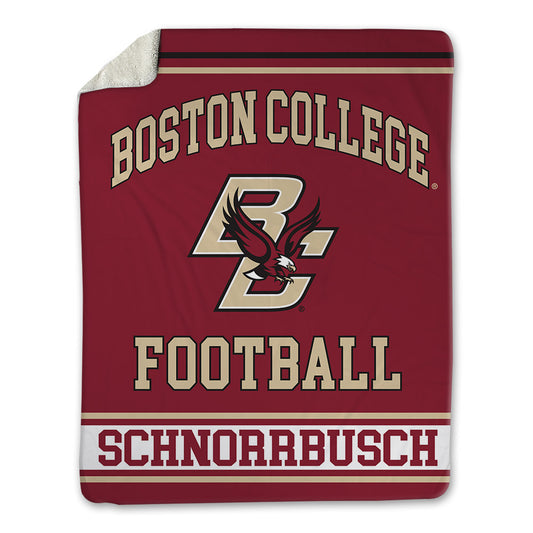 Boston College - NCAA Football : Zach Schnorrbusch - Blanket-0