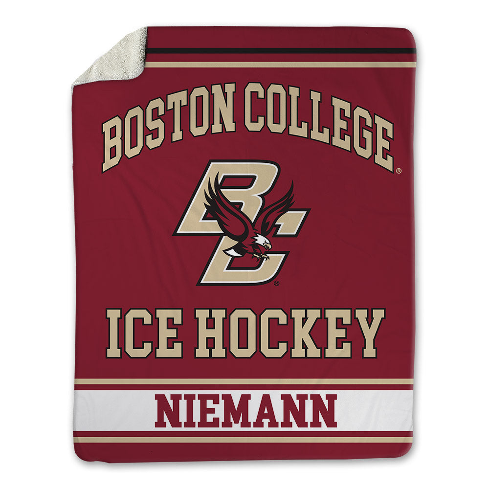 Boston College - NCAA Women's Ice Hockey : Maude Niemann - Blanket-0