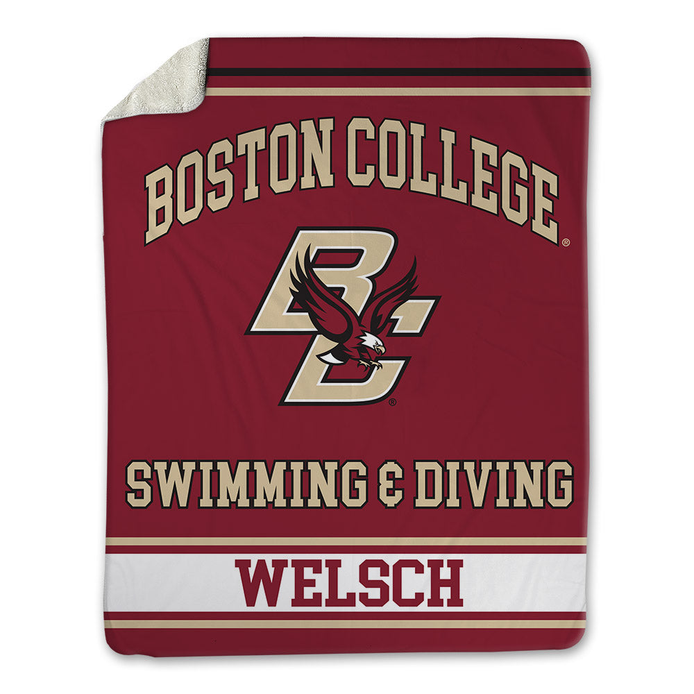 Boston College - NCAA Women's Swimming & Diving : Layla Welsch - Blanket-0