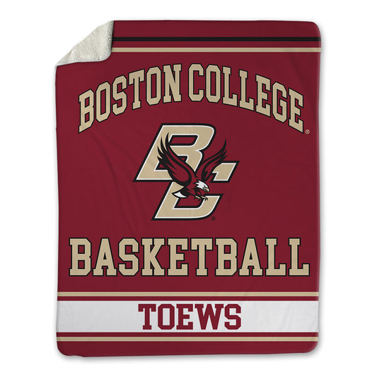Boston College - NCAA Men's Basketball : Luka Toews - Blanket-0