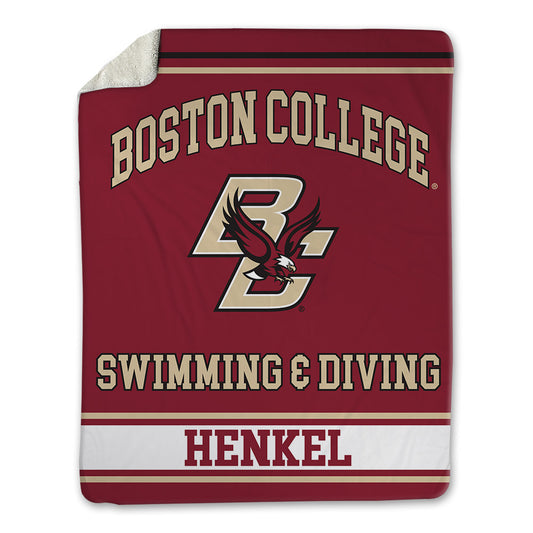 Boston College - NCAA Men's Swimming & Diving : Bryce Henkel - Blanket-0