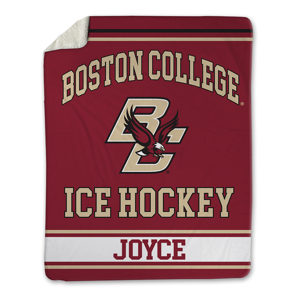 Boston College - NCAA Men's Ice Hockey : Nolan Joyce - Blanket-0