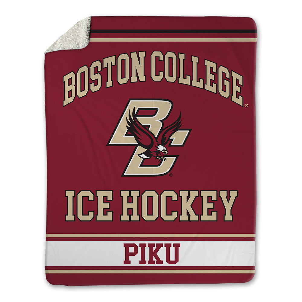 Boston College - NCAA Women's Ice Hockey : Tricia Piku - Blanket-0