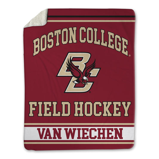 Boston College - NCAA Women's Field Hockey : Carine Van Wiechen - Blanket-0