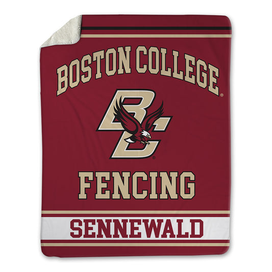 Boston College - NCAA Men's Fencing : Alex Sennewald - Blanket-0