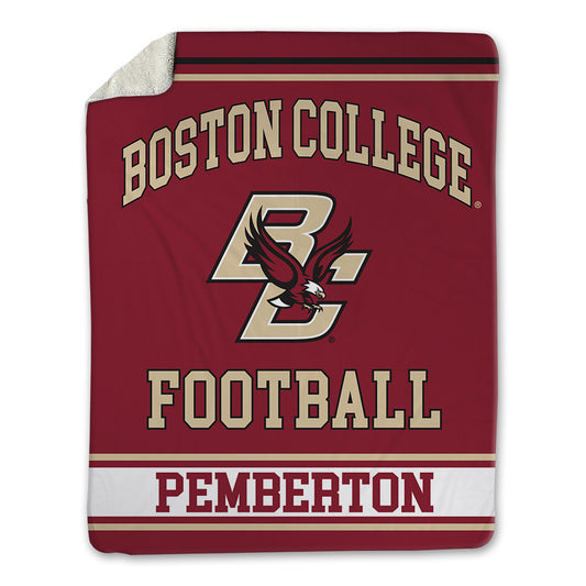 Boston College - NCAA Football : Vaughn Pemberton - Blanket-0