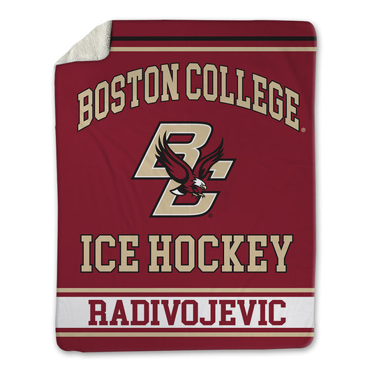 Boston College - NCAA Men's Ice Hockey : Luka Radivojevic - Blanket-0