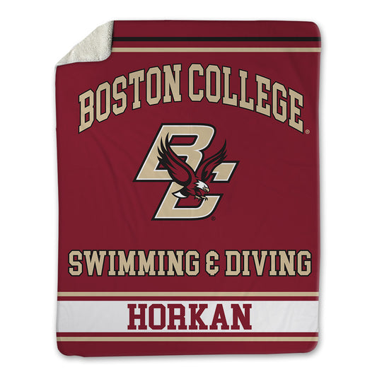 Boston College - NCAA Men's Swimming & Diving : Michael Horkan - Blanket-0