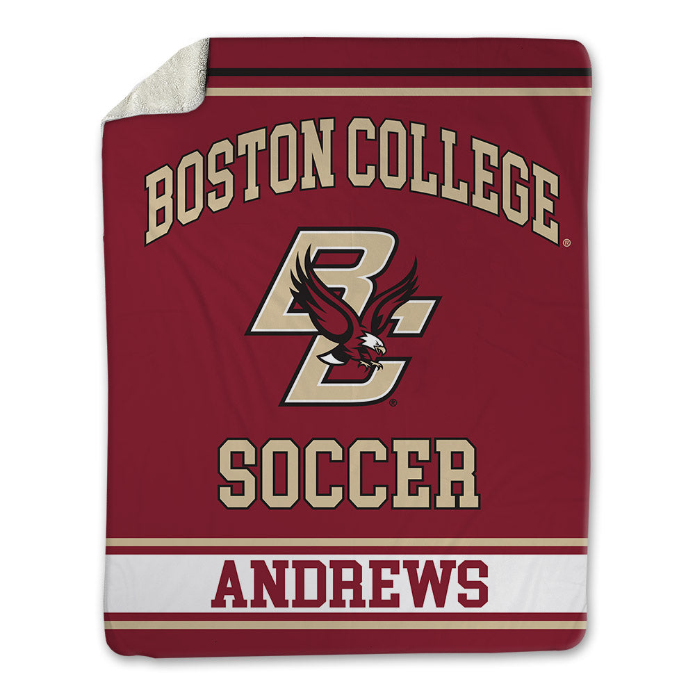 Boston College - NCAA Men's Soccer : Max Andrews - Blanket-0