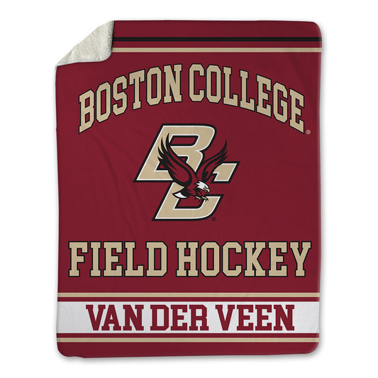 Boston College - NCAA Women's Field Hockey : Kike Van der Veen - Blanket-0