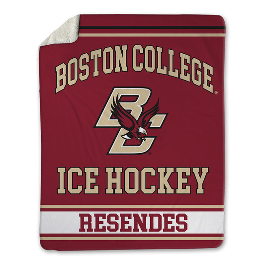Boston College - NCAA Men's Ice Hockey : Landan Resendes - Blanket-0