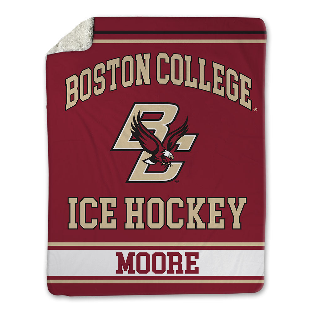Boston College - NCAA Men's Ice Hockey : William Moore - Blanket-0