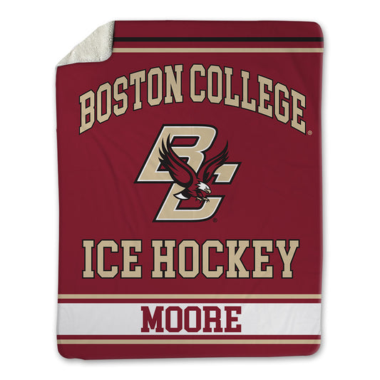 Boston College - NCAA Men's Ice Hockey : William Moore - Blanket-0