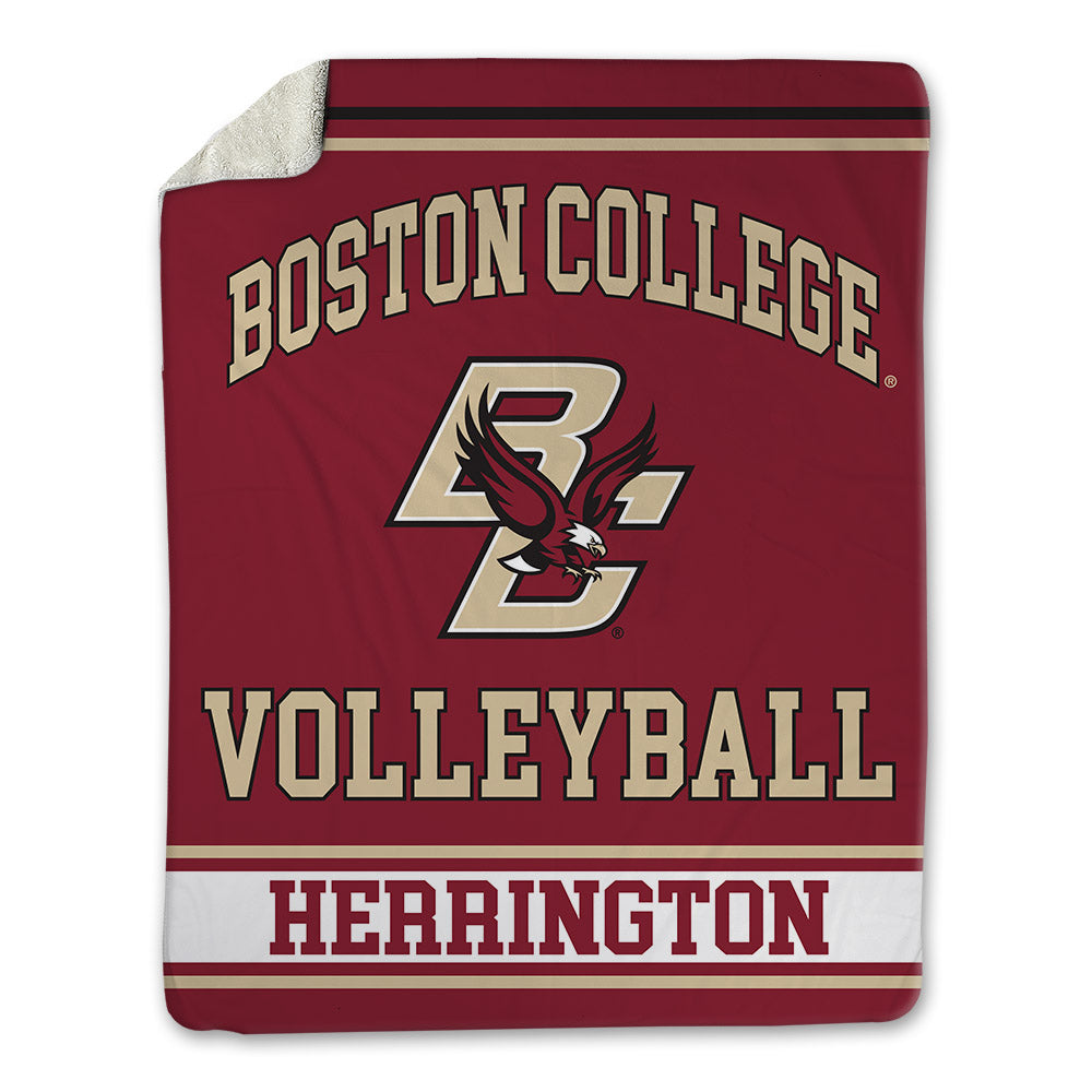 Boston College - NCAA Women's Volleyball : Anna Herrington - Blanket-0