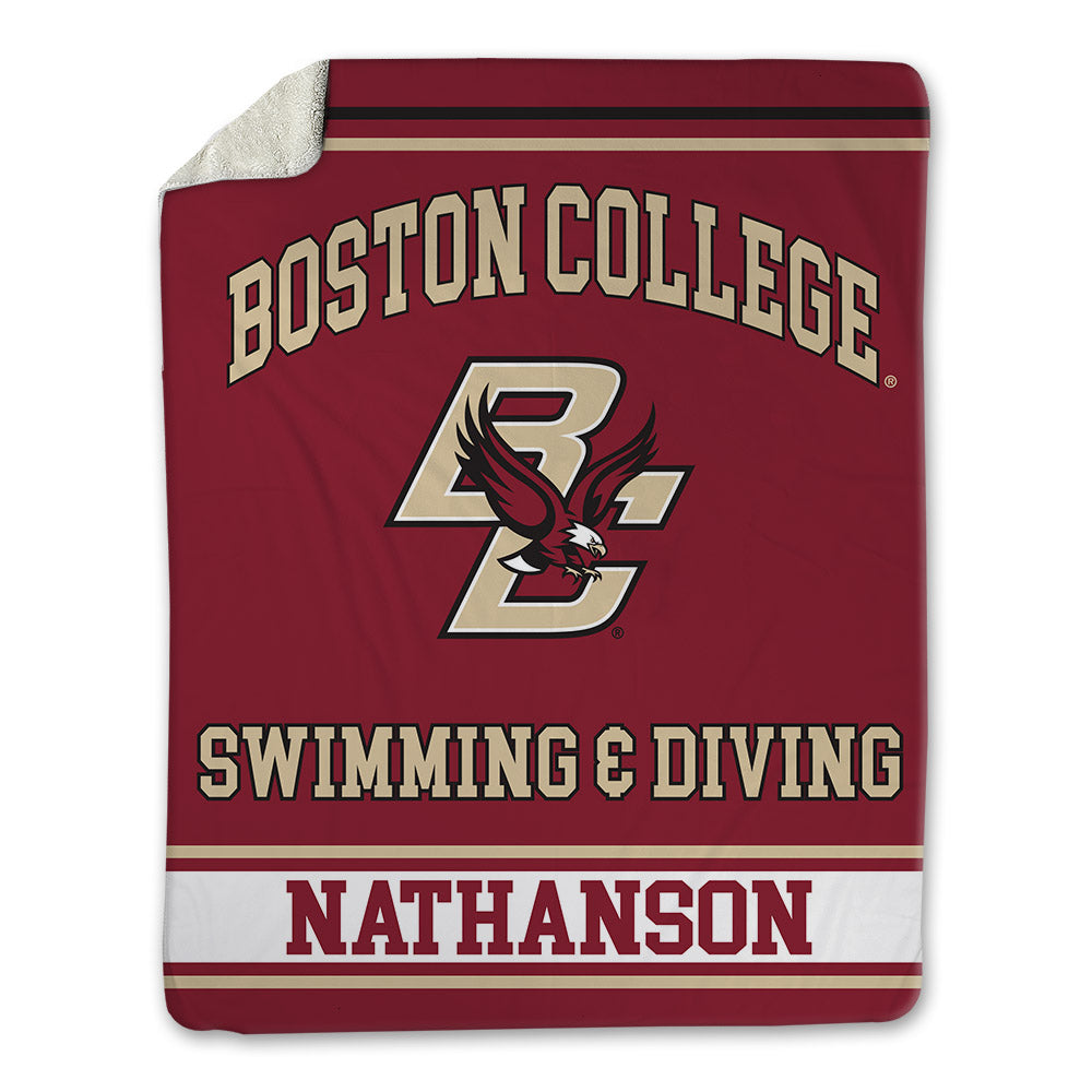 Boston College - NCAA Men's Swimming & Diving : Jonah Nathanson - Blanket-0