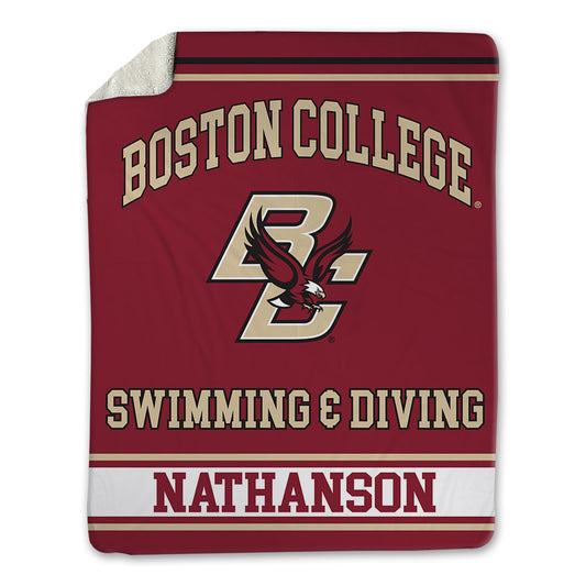 Boston College - NCAA Men's Swimming & Diving : Jonah Nathanson - Blanket-0