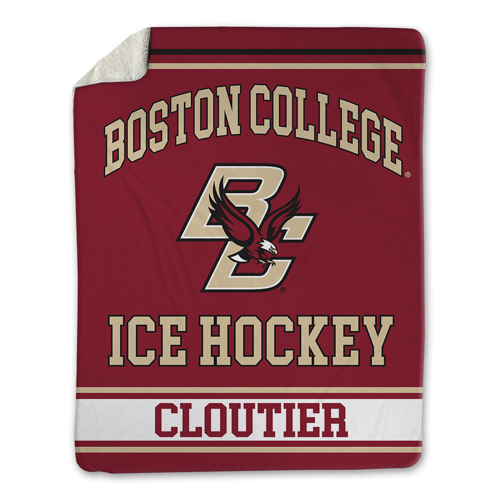Boston College - NCAA Men's Ice Hockey : Louka Cloutier - Blanket-0