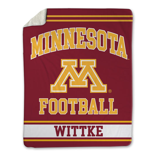 Minnesota - NCAA Football : Dylan Wittke - Blanket-0