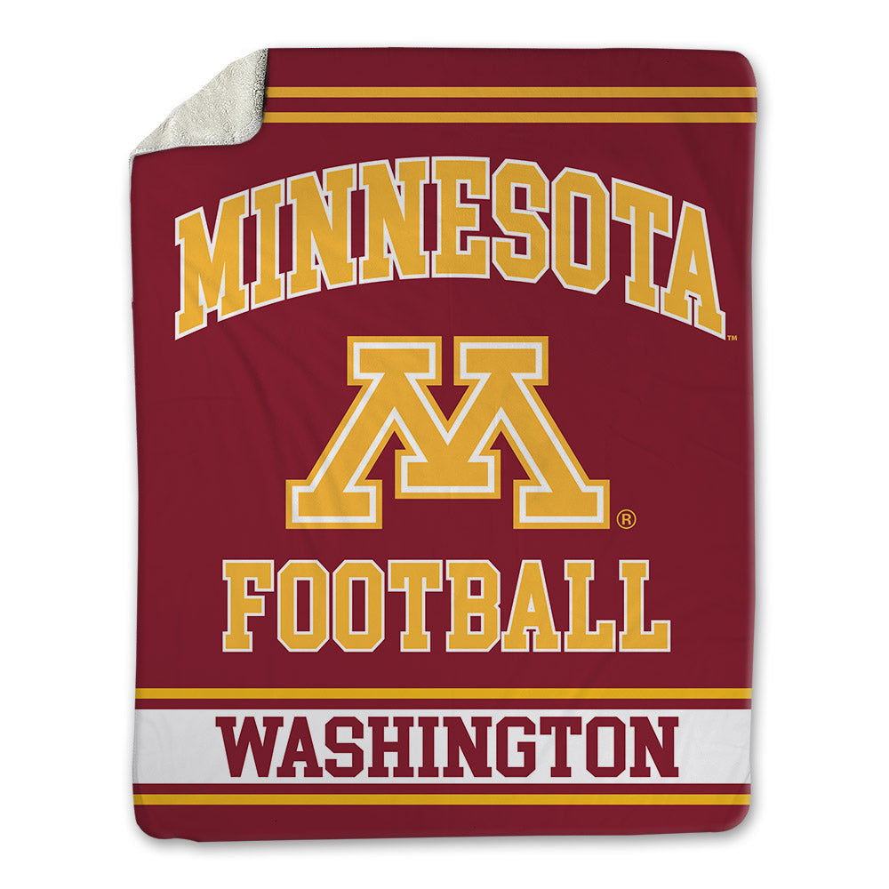 Minnesota - NCAA Football : Grant Washington - Blanket-0