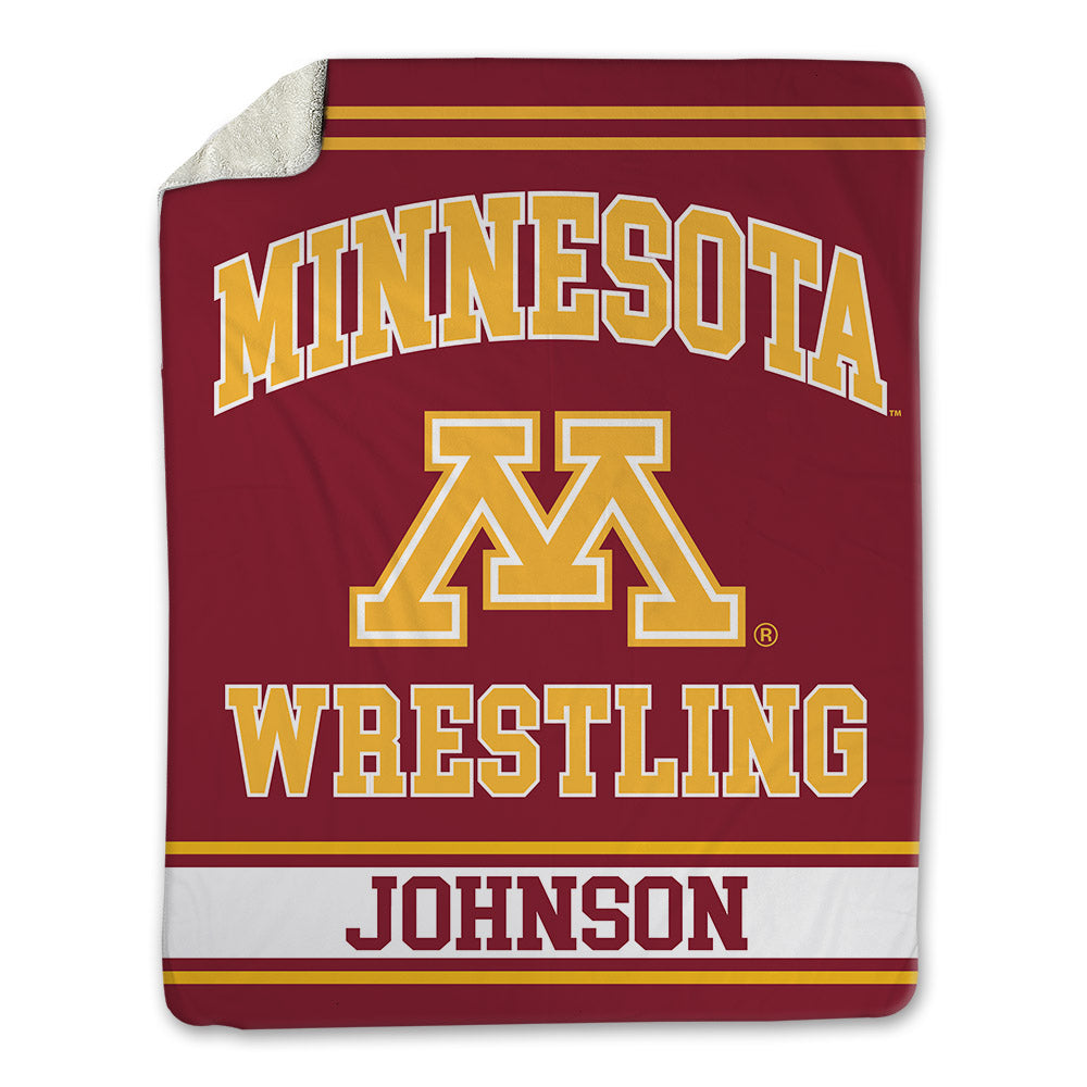 Minnesota - NCAA Wrestling : Dawson Johnson - Blanket-0