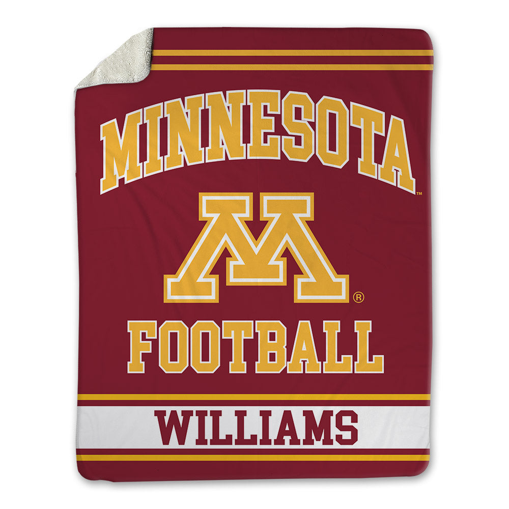 Minnesota - NCAA Football : Tyler Williams - Blanket-0