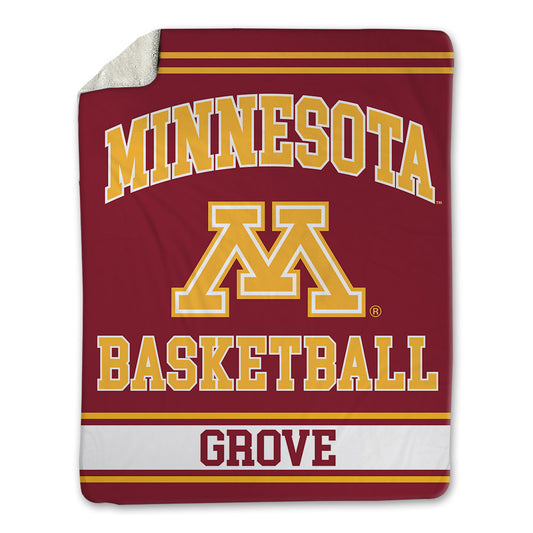 Minnesota - NCAA Men's Basketball : Grayson Grove - Blanket-0