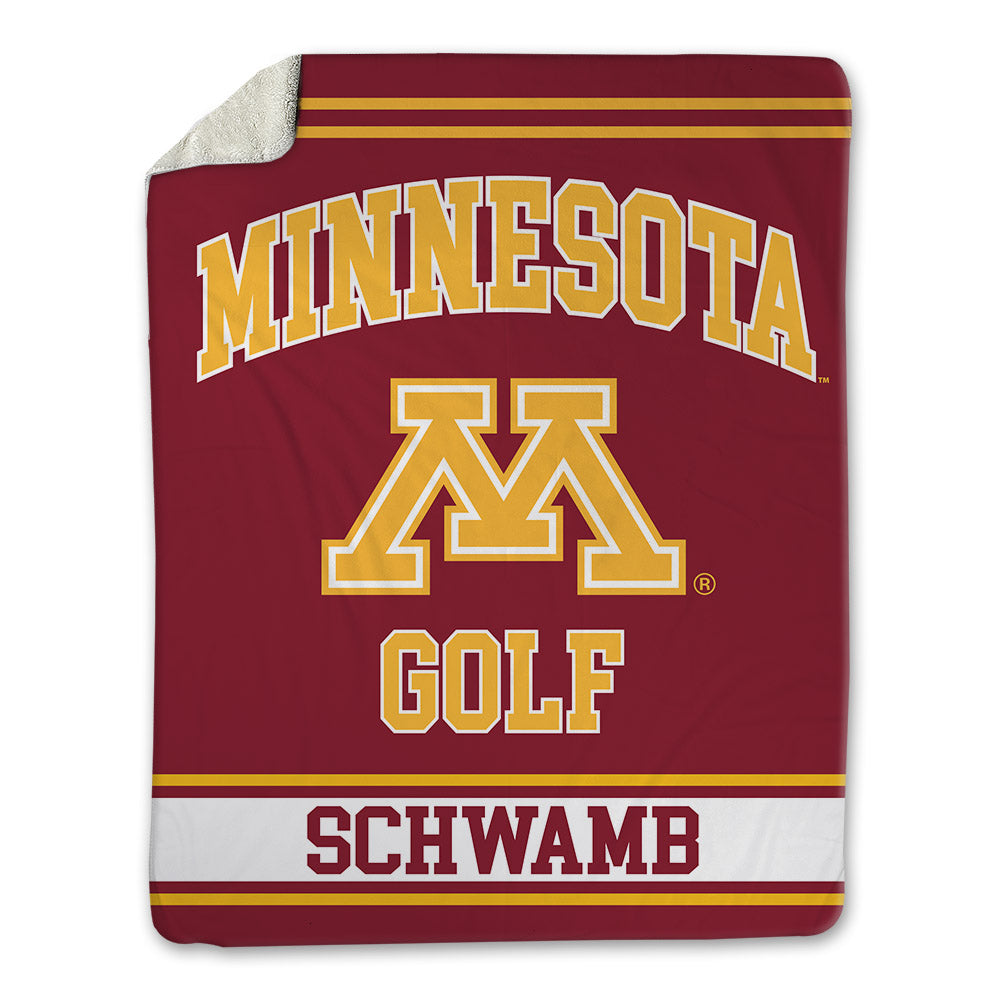 Minnesota - NCAA Men's Golf : Kyler Schwamb - Blanket-0